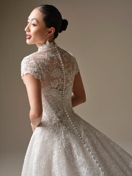 Sottero and Midgley Angelica Jacket Accessory Alt199 IV002
