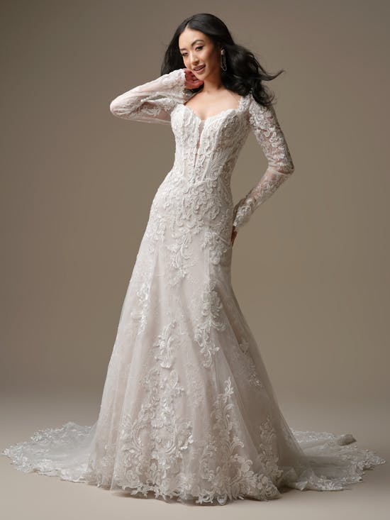 Maggie Sottero Farrah A line Wedding Dress 26MS468A01 Alt52 IV066