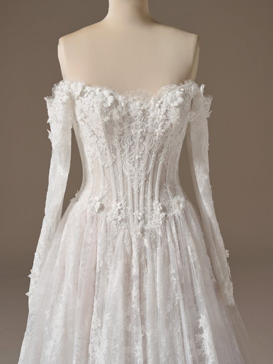 Maggie Sottero Kitaro A Line Wedding Dress 26MB385A01 Color2 IV052