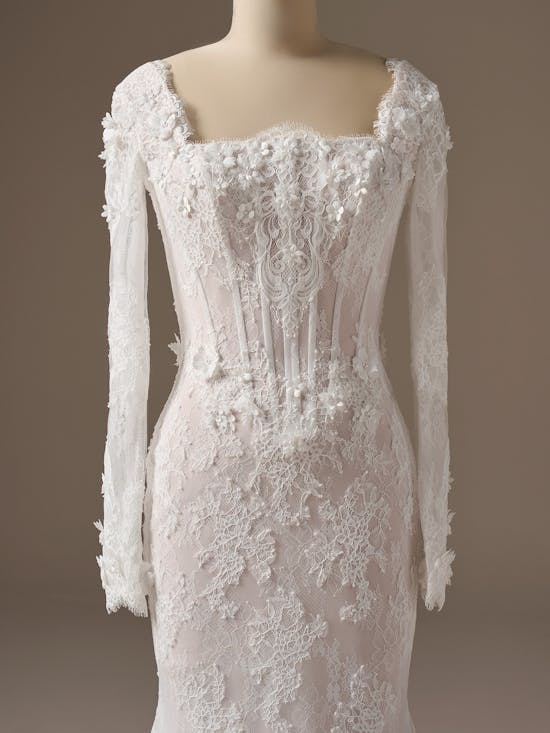 Maggie Sottero Takera Leigh Fit and Flare Wedding Dress 25MB941A01 Color2 IV052