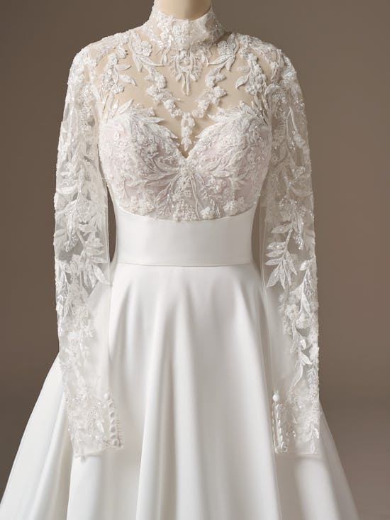 Maggie Sottero Trinity A line Wedding Dress 26MK431A01 Color2 IV005