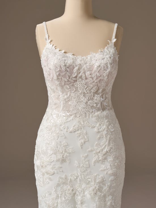 Rebecca Ingram Eden Fit and Flare Wedding Dress 26RK429A01 Color1 IV002