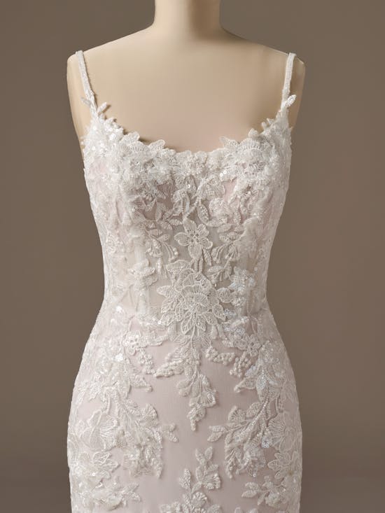 Rebecca Ingram Eden Fit and Flare Wedding Dress 26RK429A01 Color2 IV052