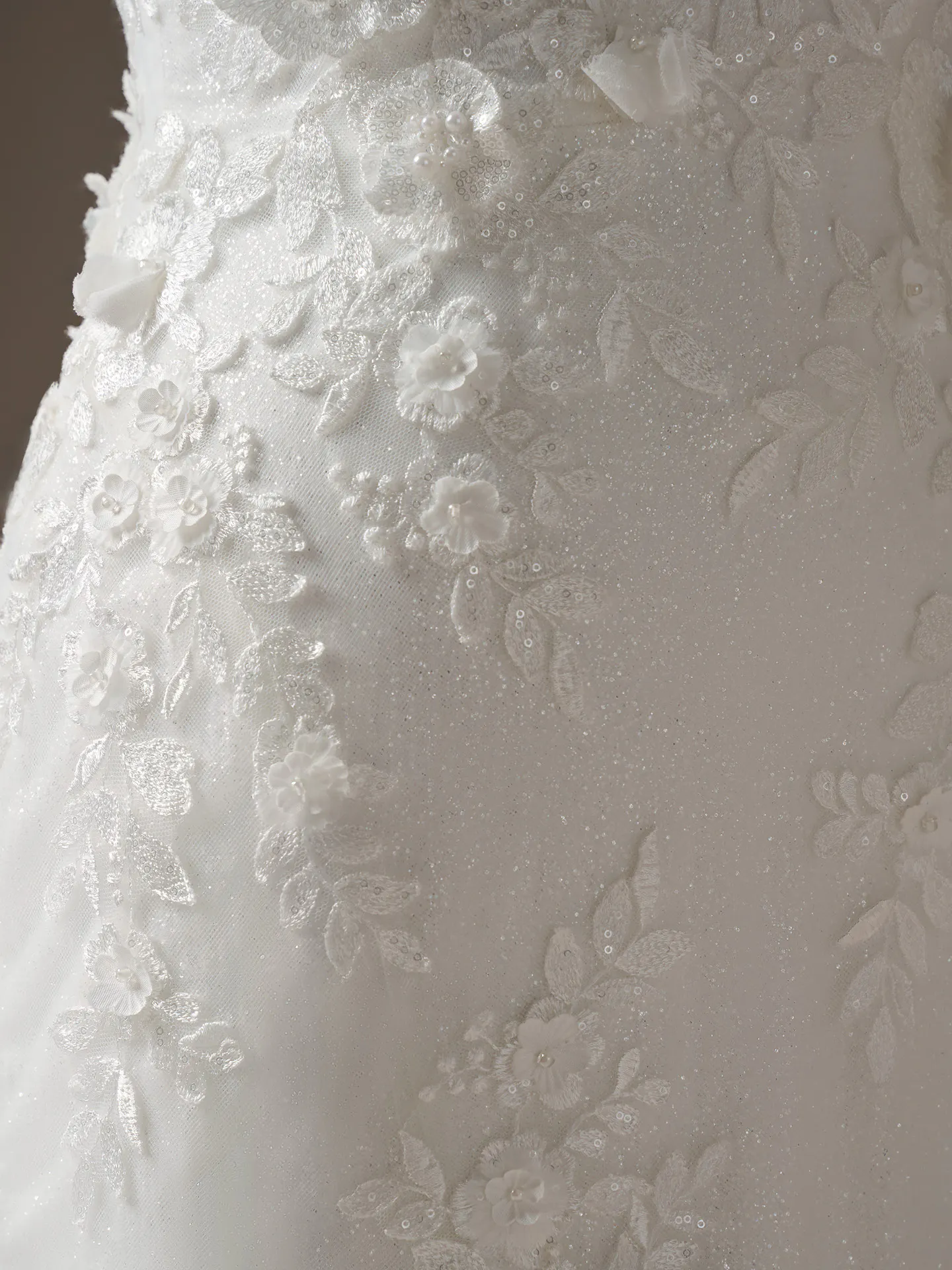 Sottero and Midgley Rashida beaded lace detail.