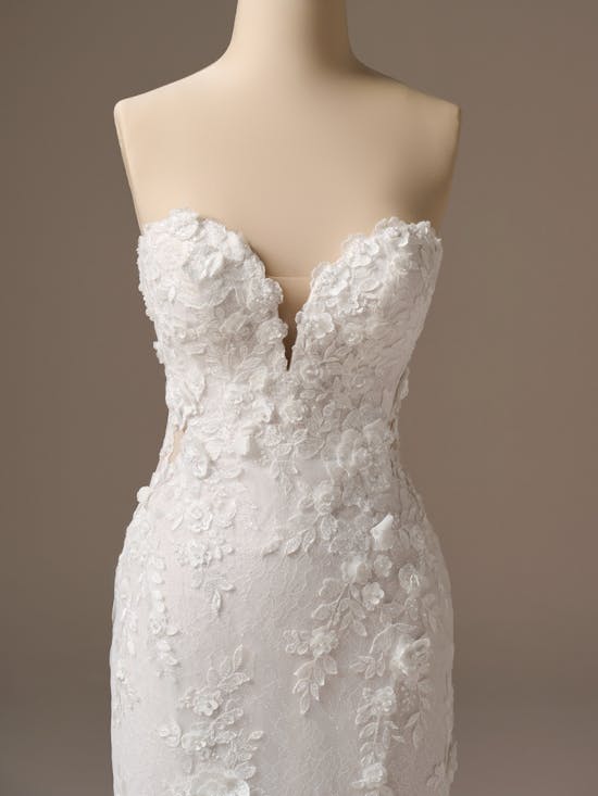 Sottero and Midgley Rashida Fit and Flare Wedding Dress 26SS395A01 Color2 IV066