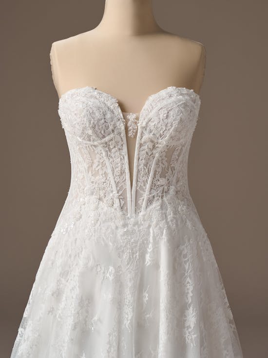 Maggie Sottero Lucca A line Wedding Dress 26MB463 Color1 IV002