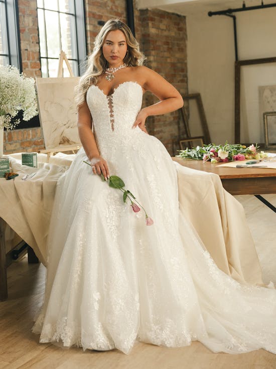 Maggie Sottero Jennifer Ballgown Wedding Dress 26MS404A01 PROMO12 IV052
