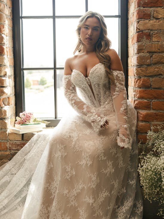 Maggie Sottero Lucca A line Wedding Dress 26MB463A01 PROMO11 IV052
