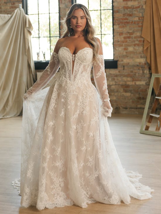 Maggie Sottero Lucca A line Wedding Dress 26MB463A01 PROMO12 IV052