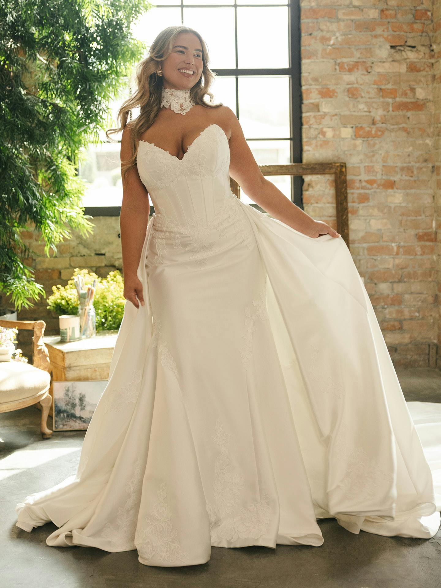 Maggie Sottero Serafina Lane Fit and Flare Wedding Dress 26MS462A01 PROMO10 IV002