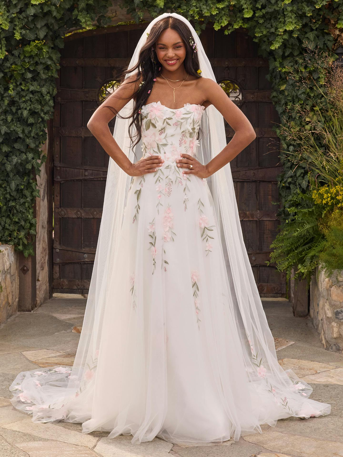 Rebecca Ingram Blossom A line Wedding Dress 26RB445A01 PROMO11 IV206