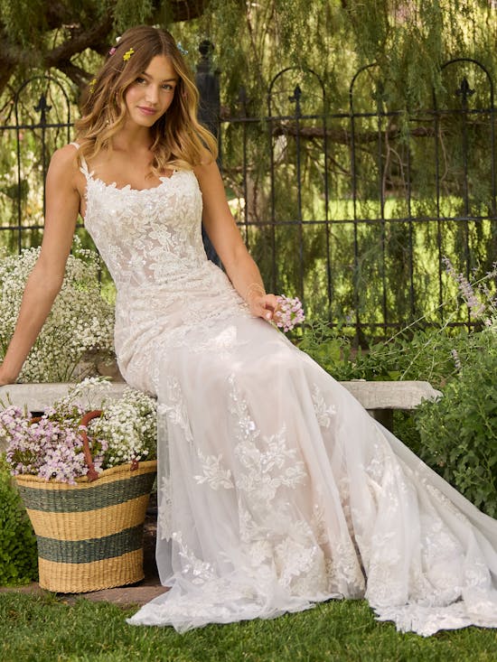 Rebecca Ingram Eden Fit and Flare Wedding Dress 26RK429A01 PROMO10 IV052