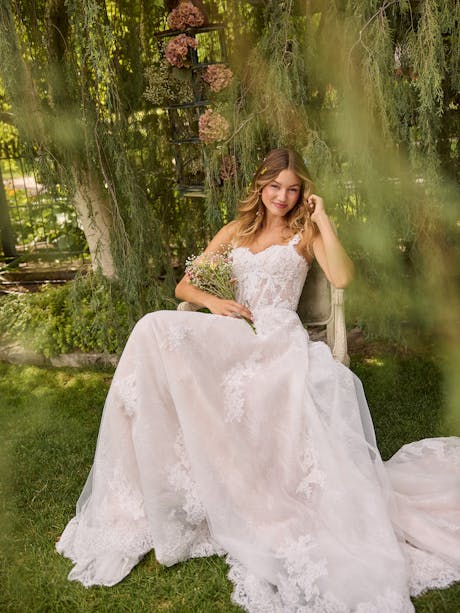 Rebecca Ingram Esmeralda A line Wedding Dress 26RK478A01 PROMO10 IV052