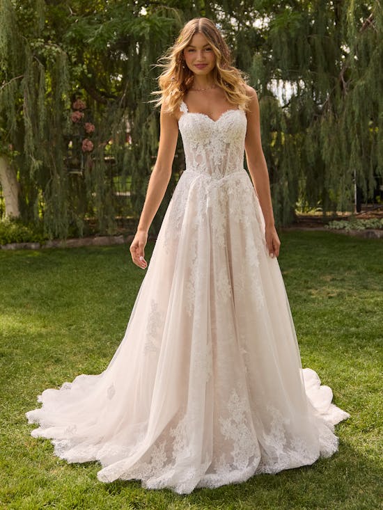 Rebecca Ingram Esmeralda A line Wedding Dress 26RK478A01 PROMO12 IV052
