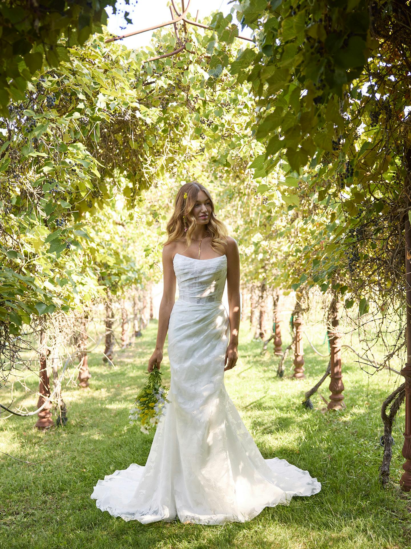Rebecca Ingram Kendall Sheath Wedding Dress 26RB437A01 PROMO10 IV002