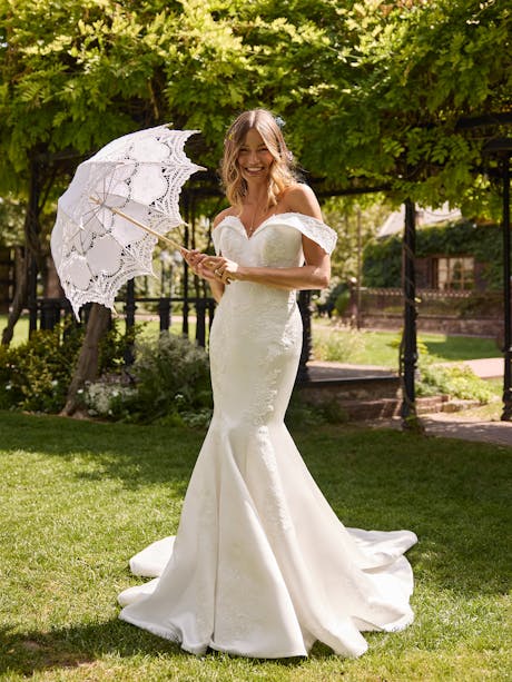Rebecca Ingram Miley Fit and Flare Wedding Dress 26RS440A01 PROMO8 IV002