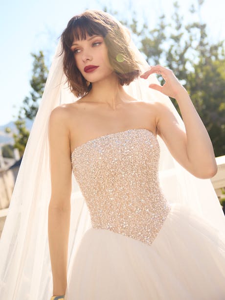 Sottero and Midgley Dmara Lane Ballgown Wedding Dress 26SS401B01 PROMO10 IV005