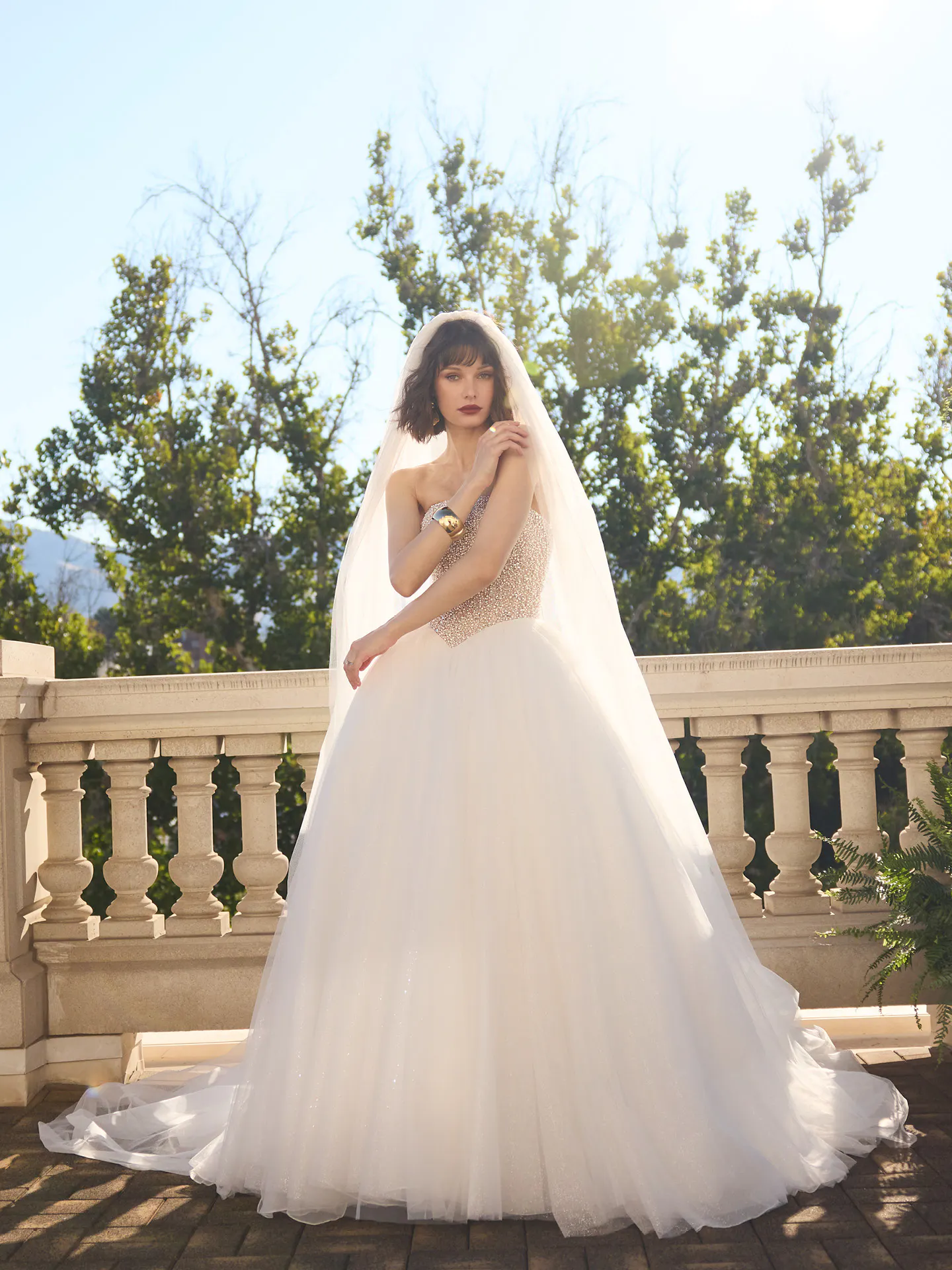 Sottero and Midgley Dmara Lane, front view ballgown wedding dress.