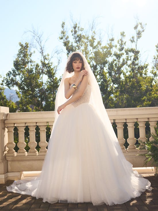 Sottero and Midgley Dmara Lane Ballgown Wedding Dress 26SS401B01 PROMO11 IV005