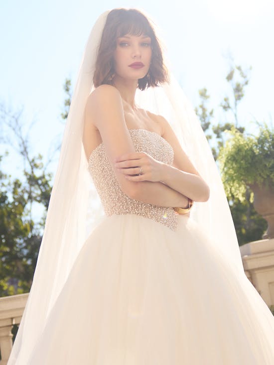 Sottero and Midgley Dmara Lane Ballgown Wedding Dress 26SS401B01 PROMO12 IV005