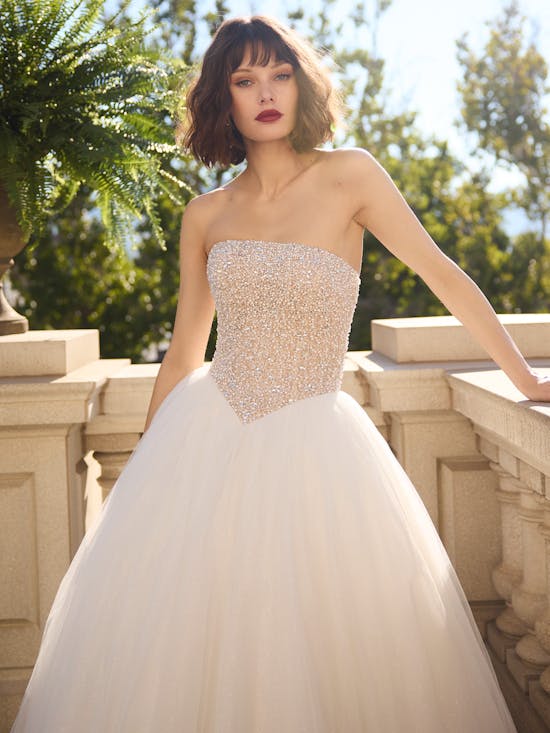 Sottero and Midgley Dmara Lane Ballgown Wedding Dress 26SS401B01 PROMO13 IV005