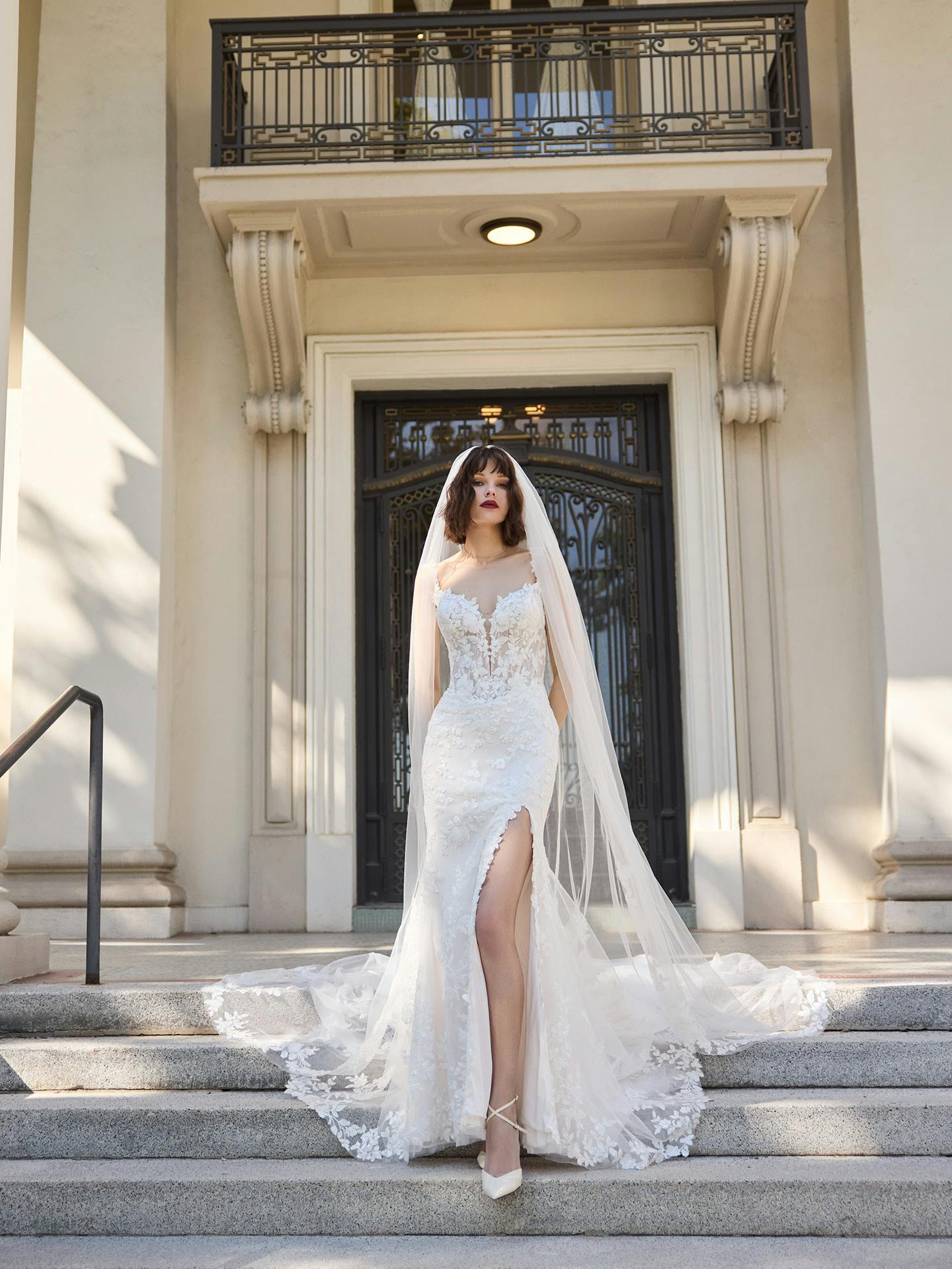 Sottero and Midgley West Fit and Flare Wedding Dress 26SB409A01 PROMO10 IV139