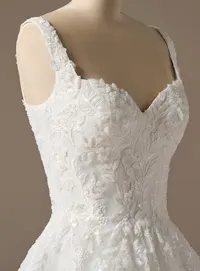Rebecca Ingram Susan illusion bodice ballgown side view