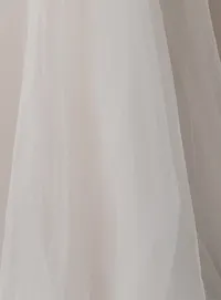 Sottero and Midgley Zulani flowy beaded lace ballgown fabric detail.