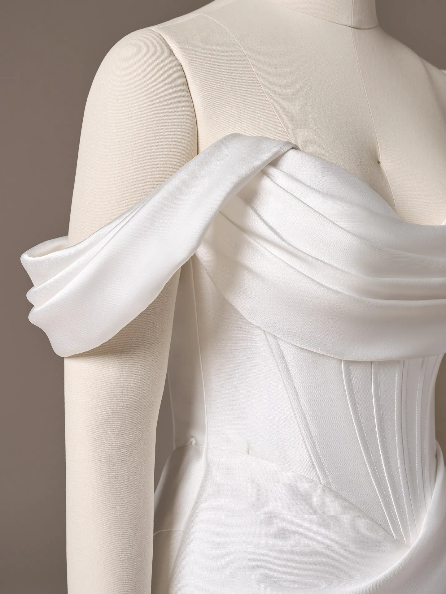 Maggie Sottero Melissa cap sleeves soft lace cap sleeve close detail