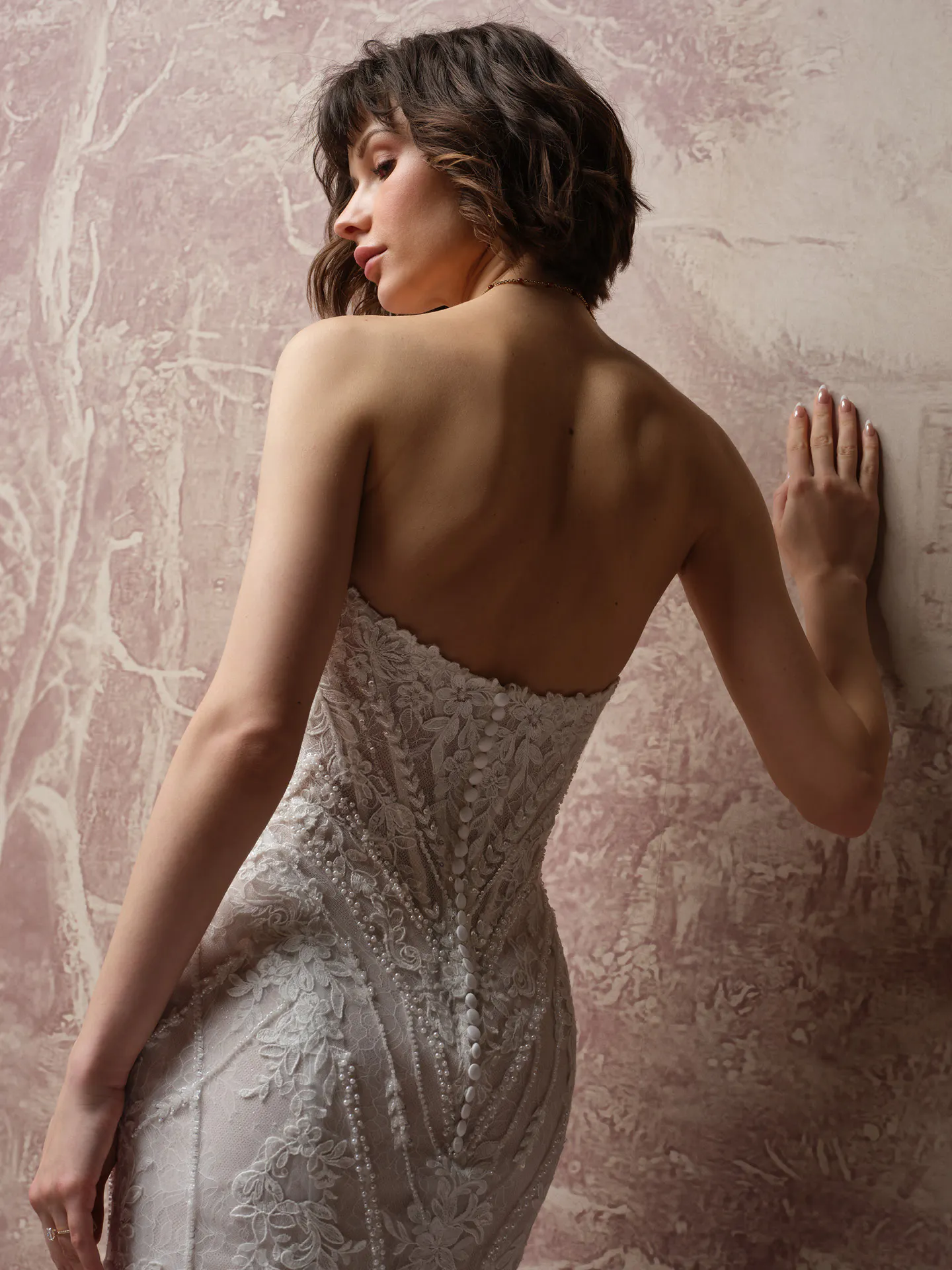 Sottero and Midgley Hester, back view.