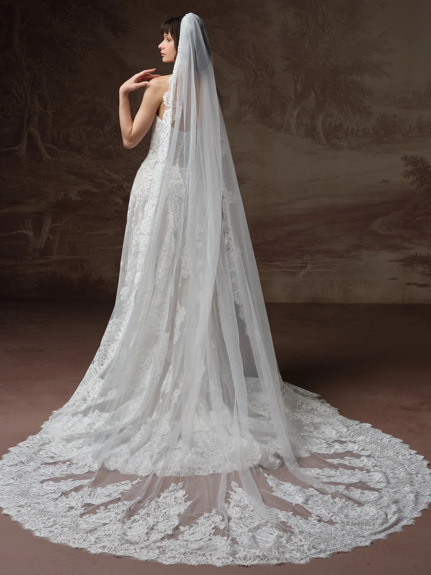 Sottero and Midgley Keeva veil, front view.