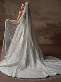 Essentials Edit - Soft Soutache Edge Veil 005