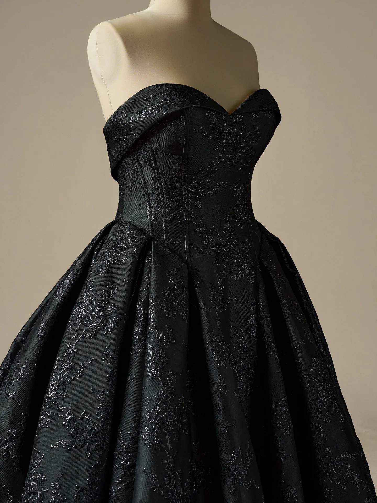 Sottero and Midgley ball gown front view with floral details