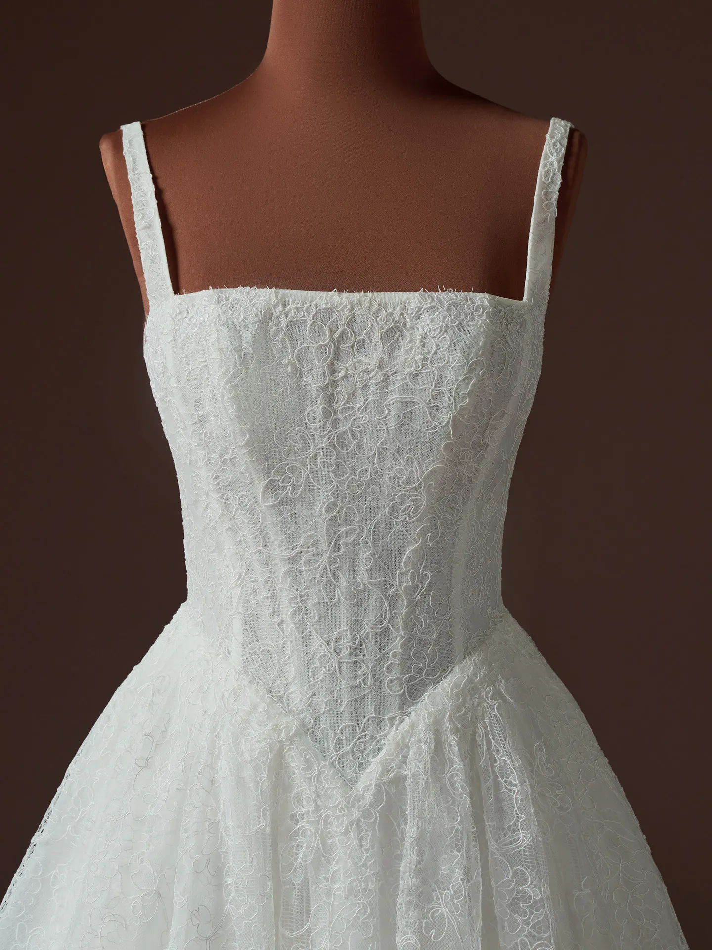 Maggie Sottero Autumn A Line front view.