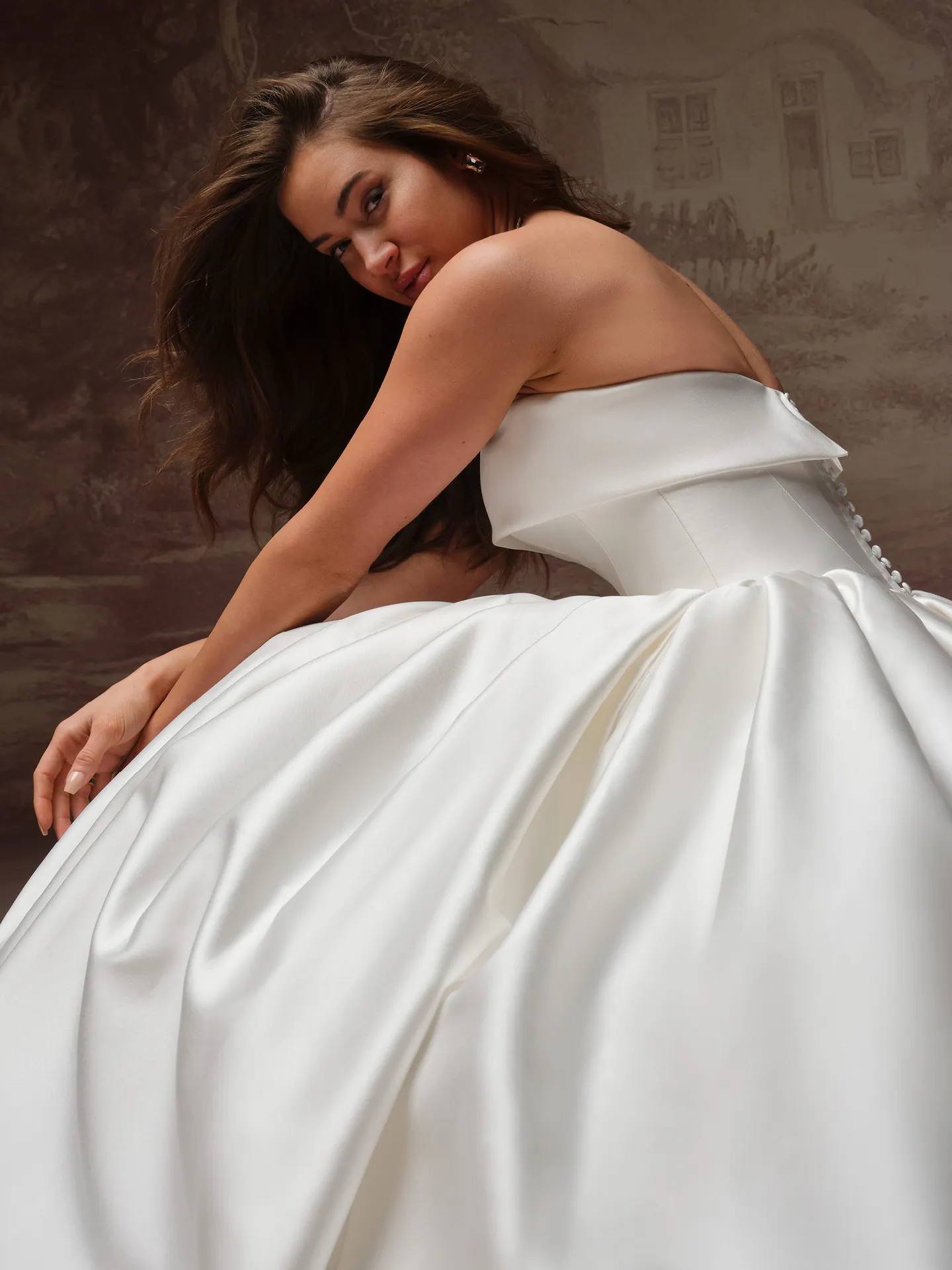 Maggie Sottero Rane ballgown side view.