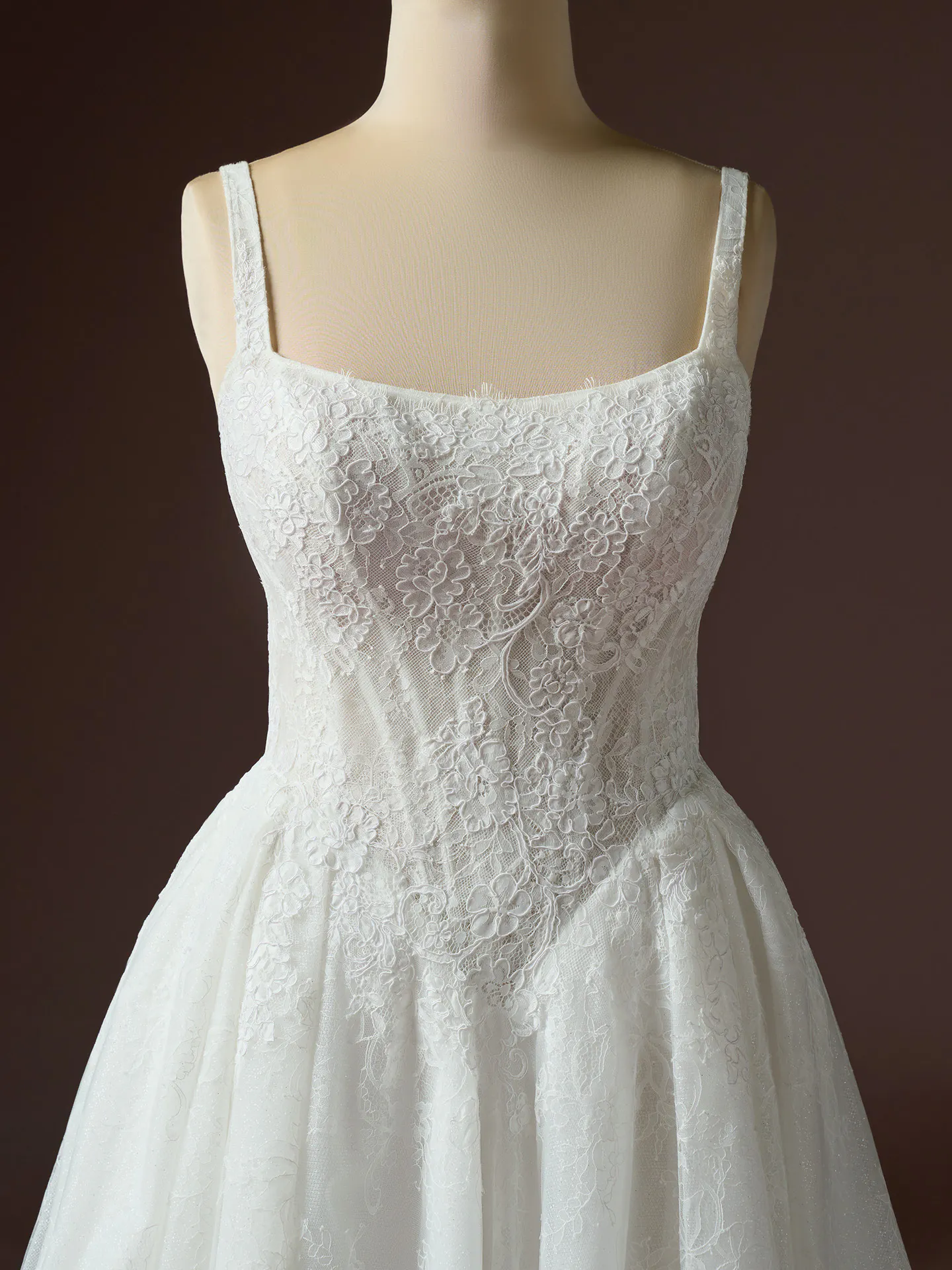 Sottero and Midgley Ivandra, front view lace bodice ballgown wedding dress.