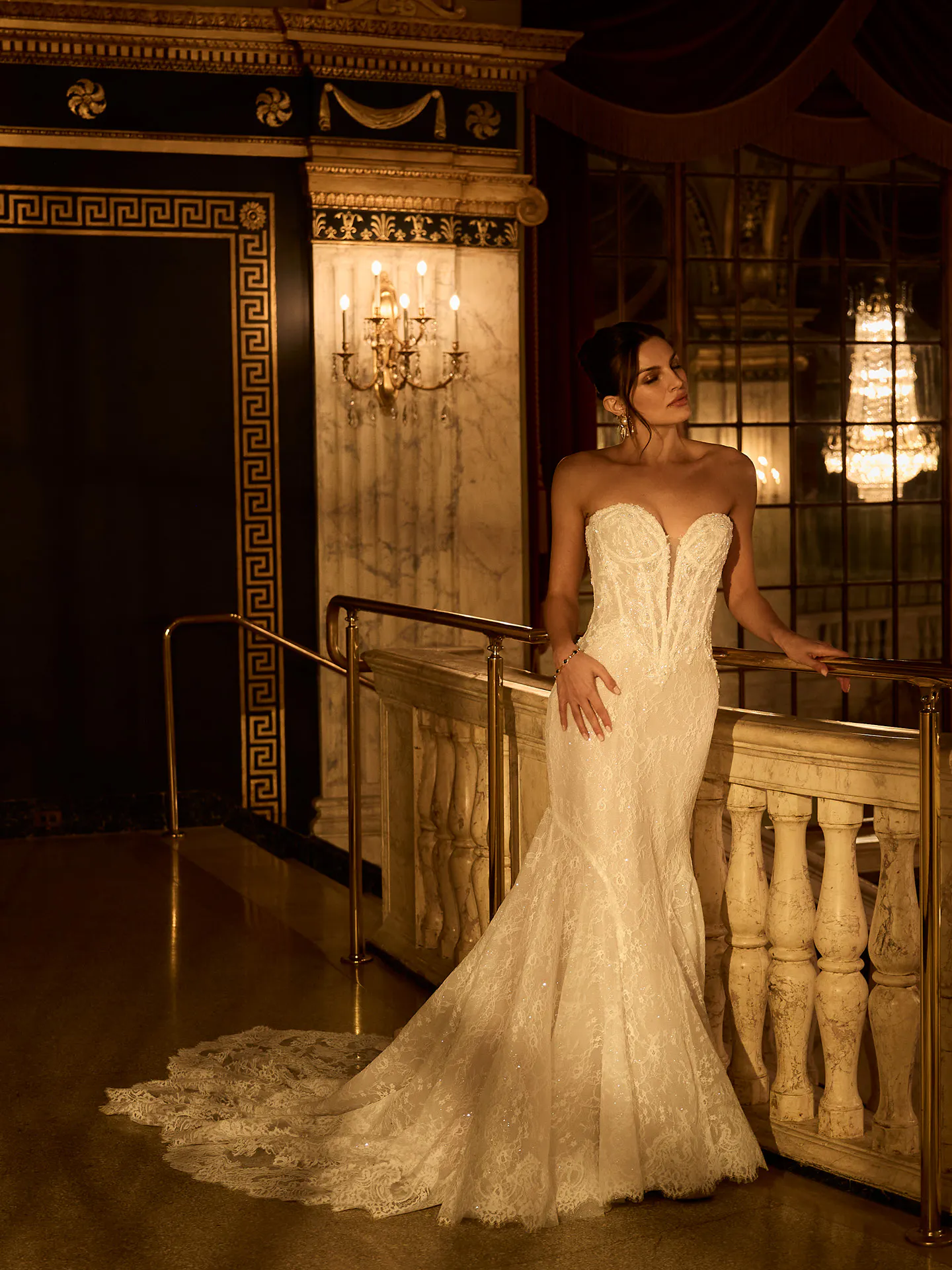 maggie sottero beaded wedding dress Bellevue Royale Lace Fit-and-Flare | Maggie Sottero Brogan Is Size:UK 4 / US 6 / EU 37 Kaftan Dresses for Women video-01