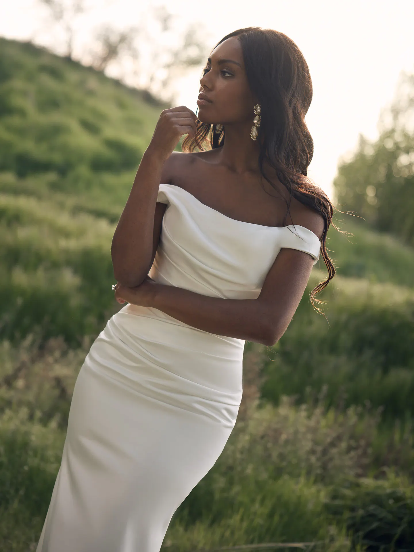 Rebecca Ingram Clementine Sheath Wedding Dress F6RS119A01 PROMO7 DW002
