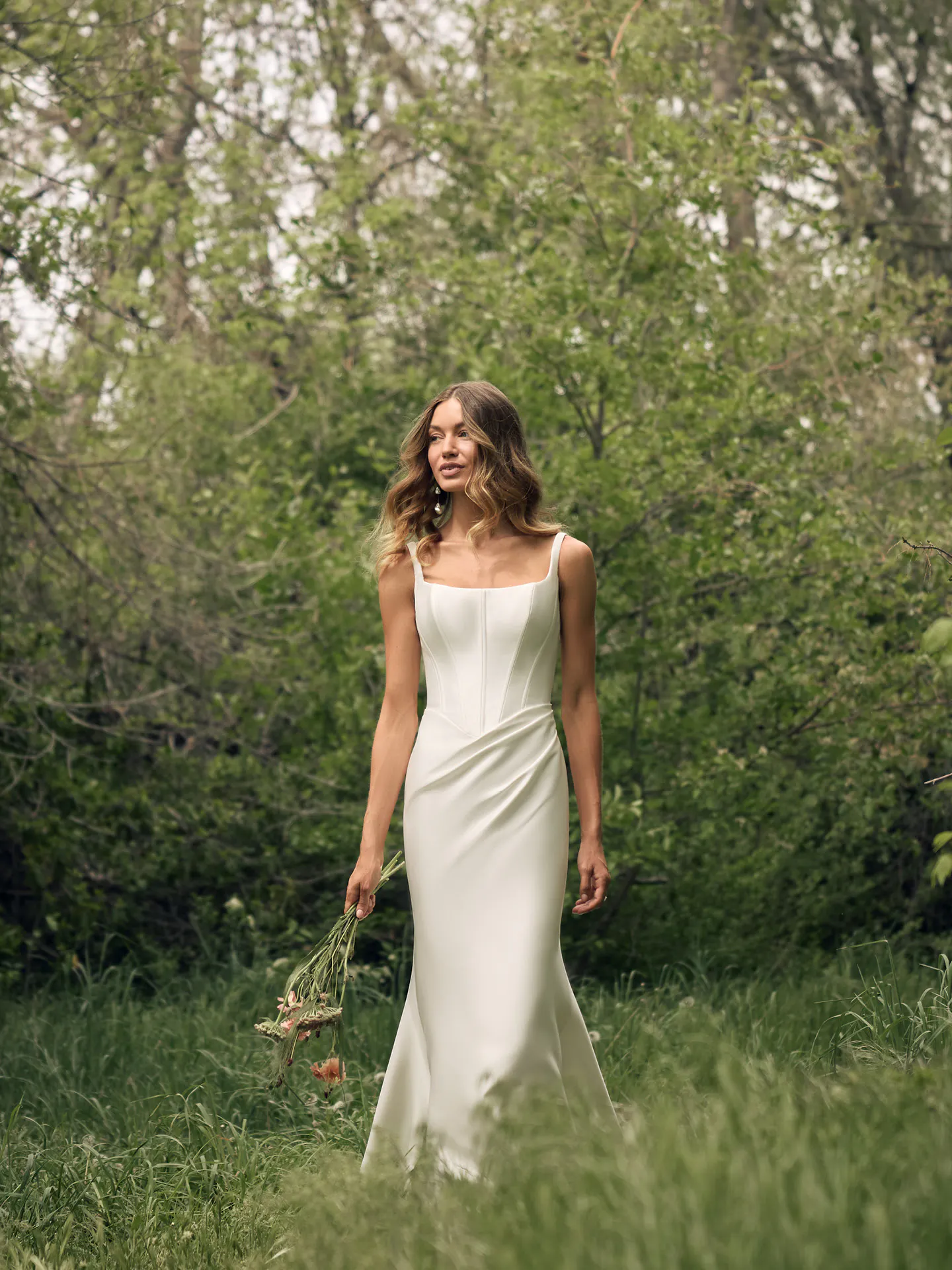 Rebecca Ingram Pamela Fit and Flare Wedding Dress F6RS029A01 PROMO9 IV002