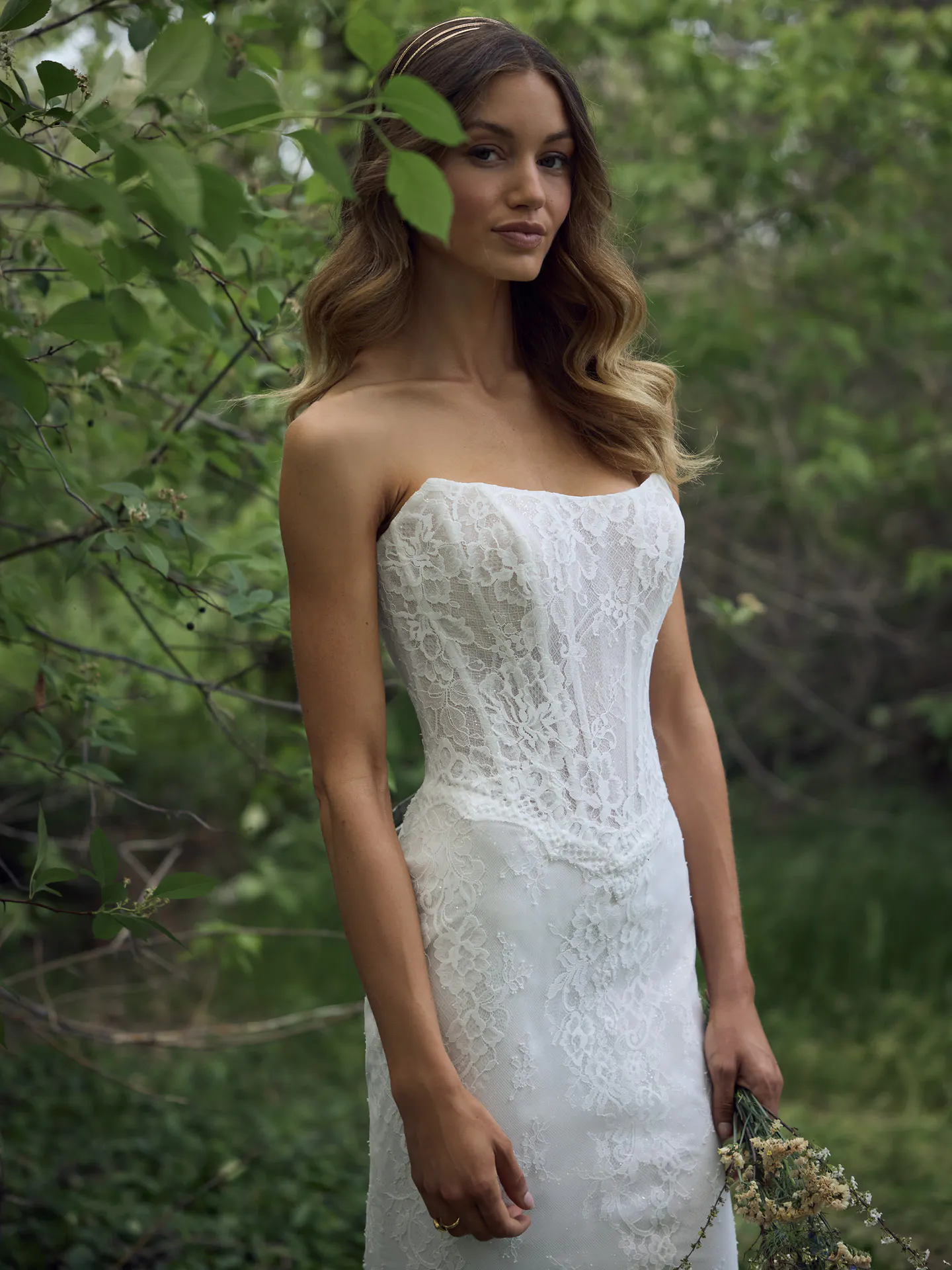 Rebecca Ingram Samira Fit and Flare Wedding Dress F6RS203A01 PROMO7 IV002
