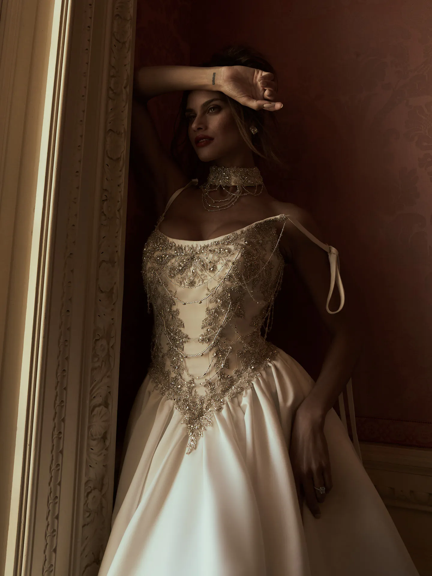 Sottero and Midgley Aelarion A line Wedding Dress F6SK059A01 PROMO13 IV004