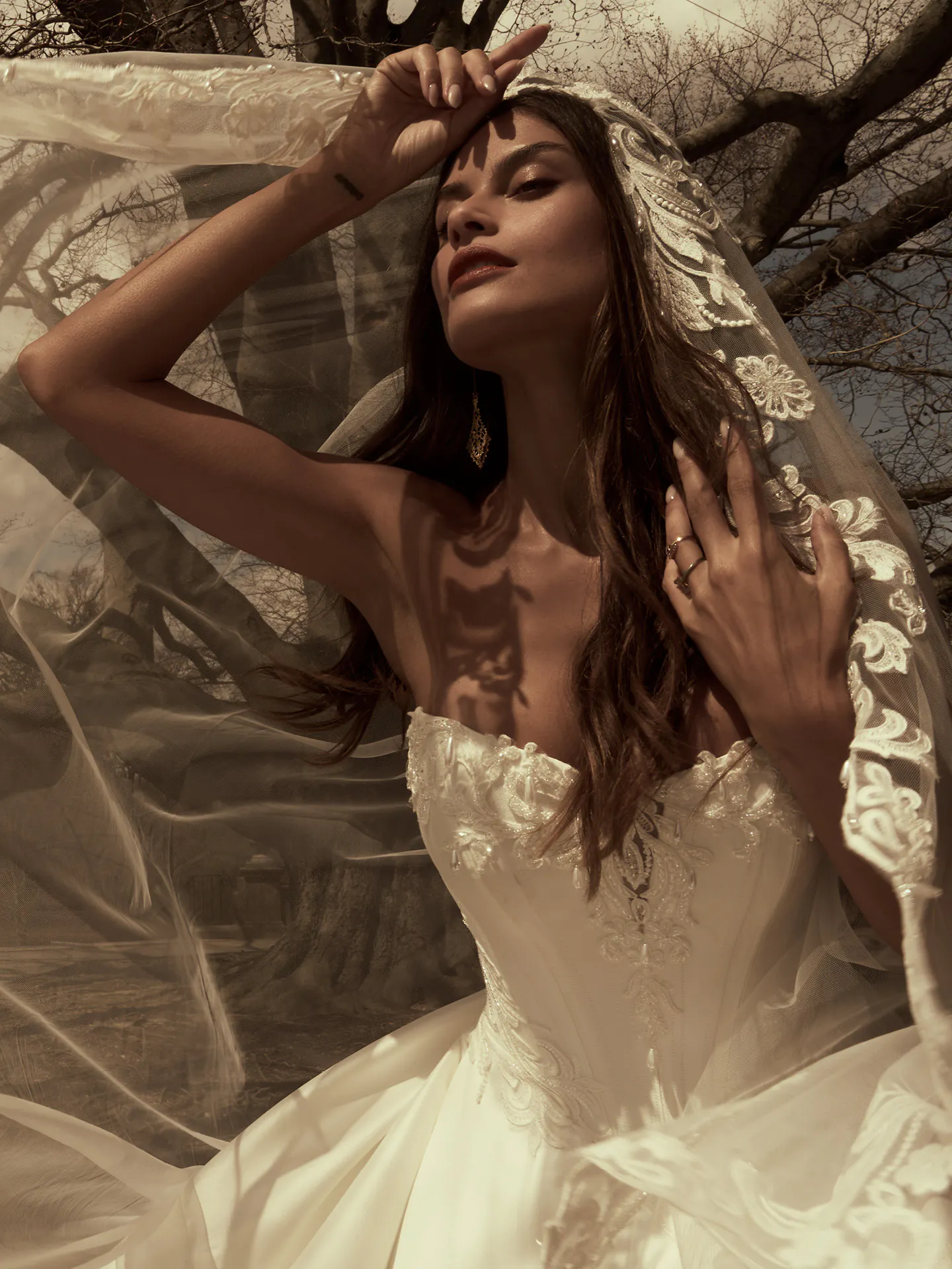 Sottero and Midgley Sandrine Ballgown Wedding Dress F6SZ070A01 PROMO15 IV002