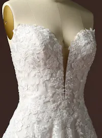 Bernadine F6RK097 Bodice Lined front bodice