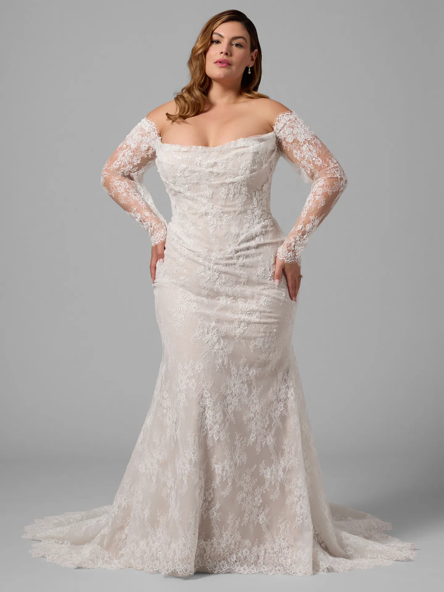 Sottero and Midgley Dublin Fit and Flare Wedding Dress 26SZ481A01 Alt58