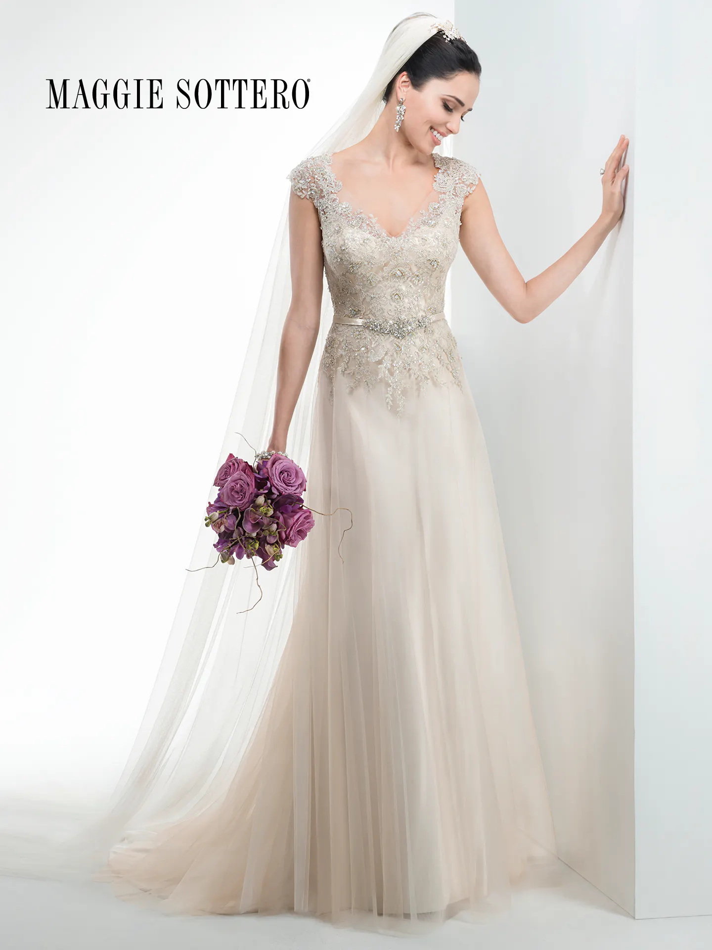 Maggie Sottero Wedding Dress Carmen 4MS011 front