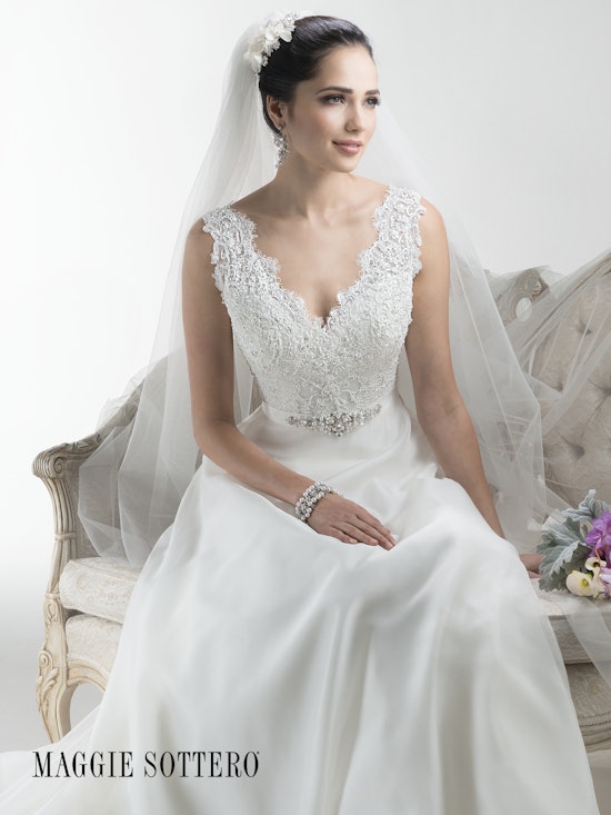 Maggie Sottero Wedding Dress Debra 4MS042 front
