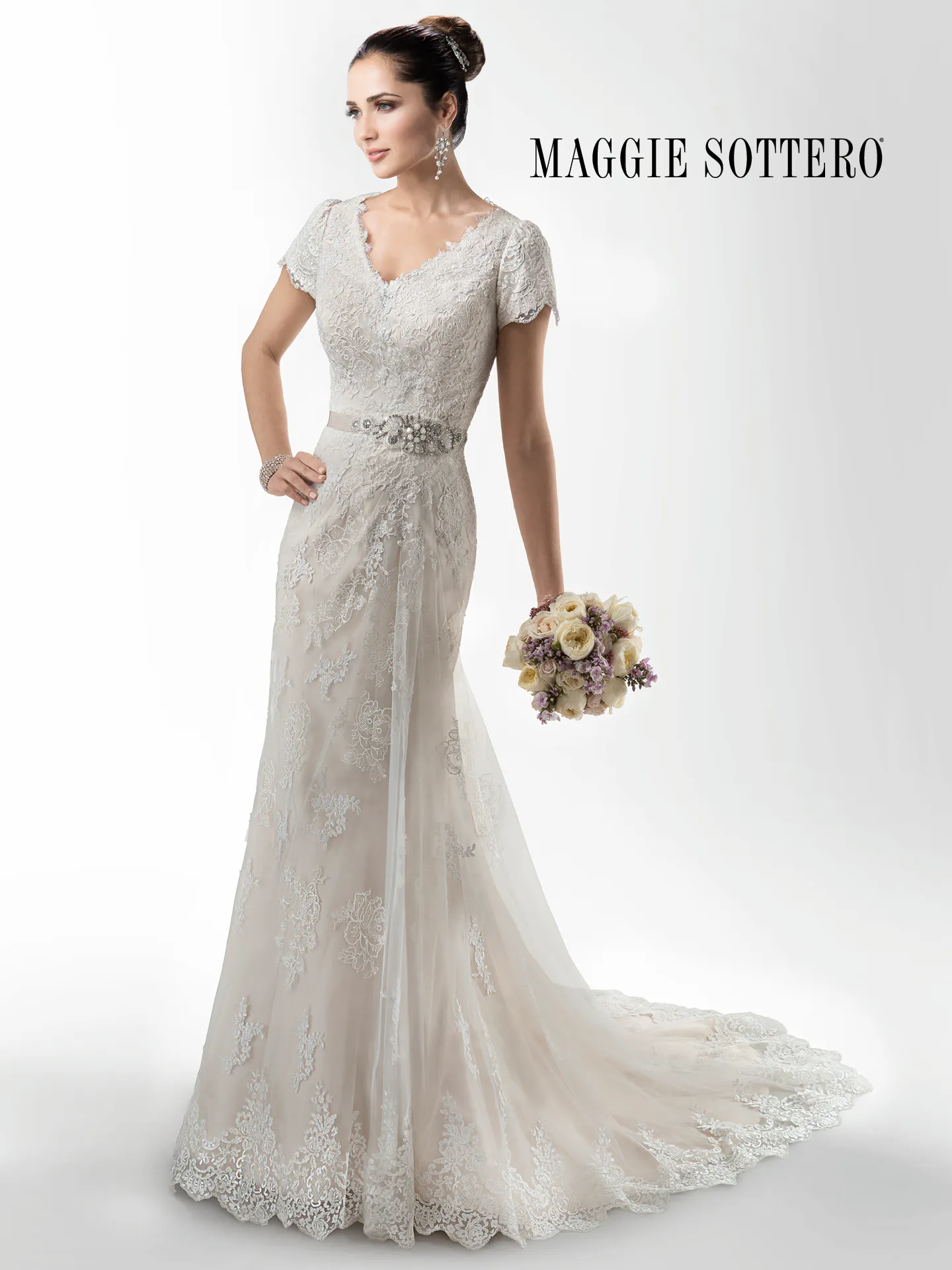 Maggie Sottero Wedding Dress Joelle Marie 4MS055 front