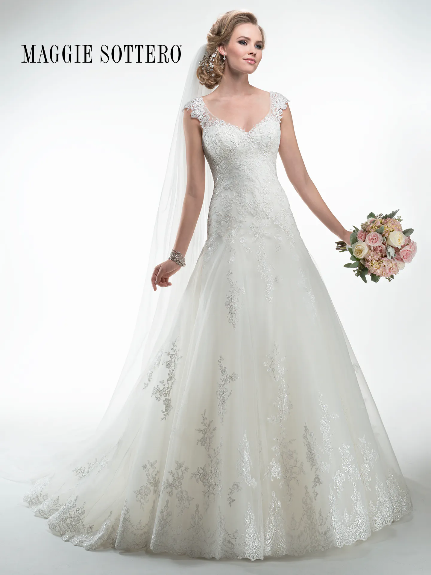 Maggie Sottero Wedding Dress Briony 4MW012 front