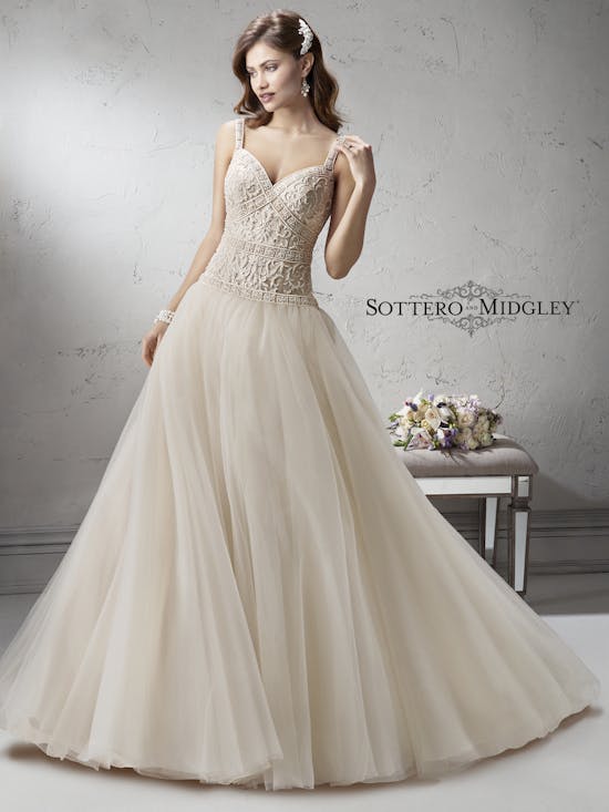 Sottero and Midgley Wedding Dress Fontaine 4SB937 front