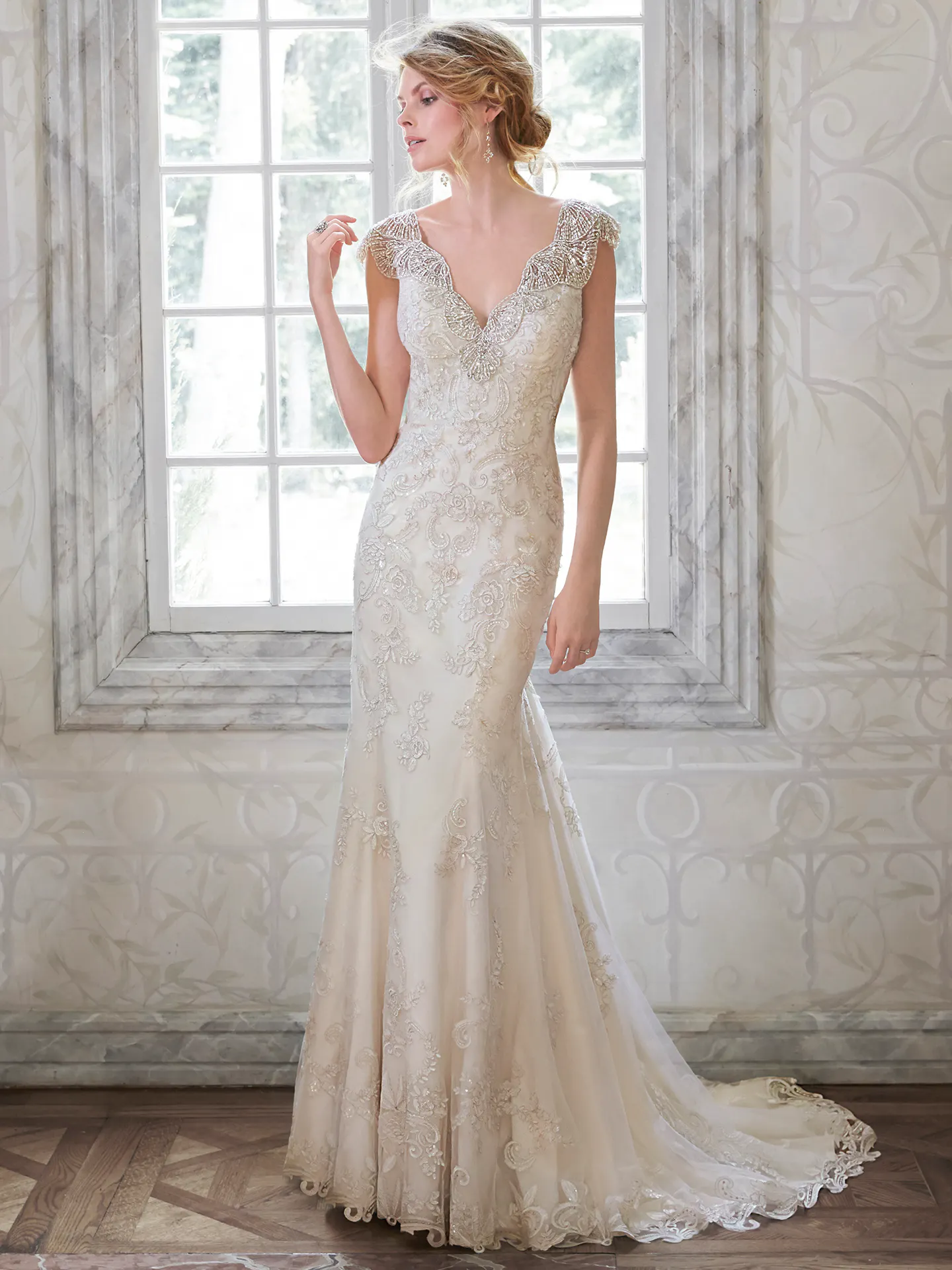 Maggie Sottero Wedding Dress Elison 5MS077 front